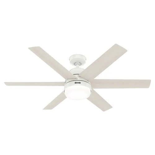 Hunter Fans DC Deckenventilator Arete Weiss mit Licht & Fernbedienung