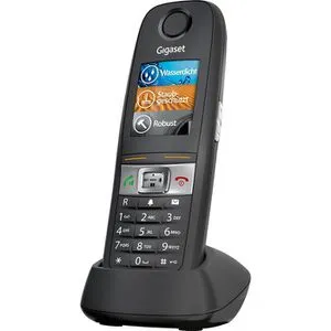 Gigaset E630HX - DECT-Mobilteil mit Ladeschale, stoßfest und spritzwassergeschützt für anspruchsvolle Umgebungen