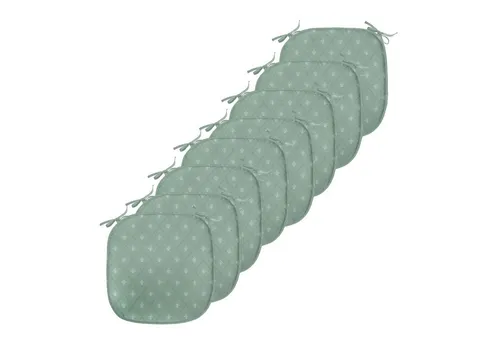 Abakuhaus Stuhlkissen Dekoratives wasserfestes Kissen mit Riemen für Küchensitze, Fleur De Lis Retro königlichen Lilien