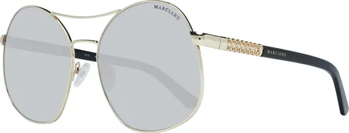 Guess by Marciano Sonnenbrille GM0807 6232C - Damen Sonnenbrille in elegantem Gold mit grauen Verlaufsgläsern, 100% UVA & UVB Schutz, ideal für stilbewusste Frauen.