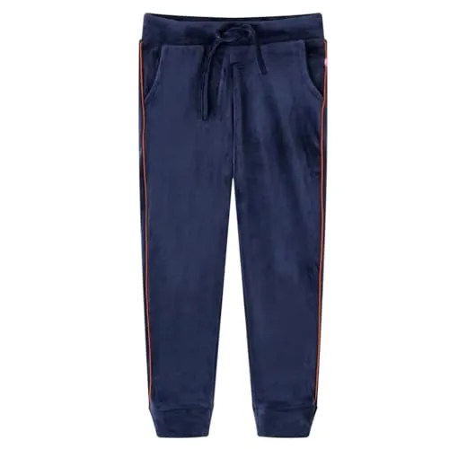 vidaXL Kinder Trainingshose Kordelzug Jogginghose Sporthose Kinderhose Marineblau 104
