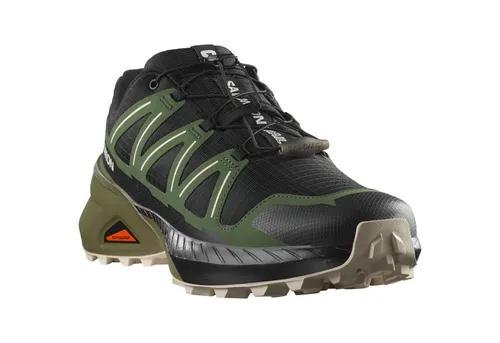 Salomon Speedcross Peak Herren Wanderschuhe - Robuste Wanderschuhe mit SensiFit Konstruktion für perfekten Halt und Quicklace System für schnelle Anpassung. Ideal für anspruchsvolle Trails mit exzellentem Grip dank Contagrip Sohle.