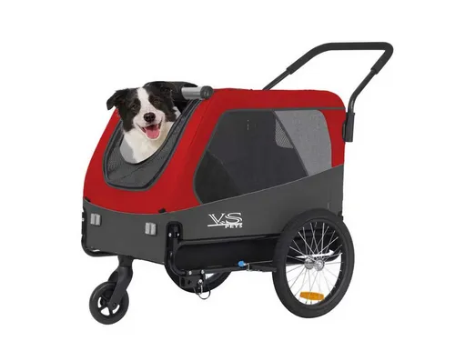 TIGGO Fahrradhundeanhänger Tiggo Pets L – 2-in-1 Hundeanhänger & Jogger - Der TIGGO Pets L ist ein praktischer 2-in-1 Hundeanhänger und Jogger, ideal für aktive Hundebesitzer. Einfacher Umbau, stabiler Unterboden und viel Platz für mittelgroße und große Hunde. Perfekt für Ausflüge und Reisen!