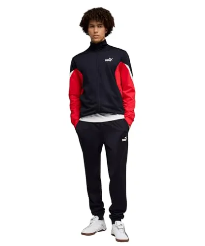 PUMA Herren Essentials Block Trainingsanzug M, New Navy Blue