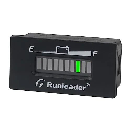 Runleader RL-BI029 DC 12V bis 24V LED-Batteriekapazitätsmesser, anwendbar für Blei-Säure-Batterien.