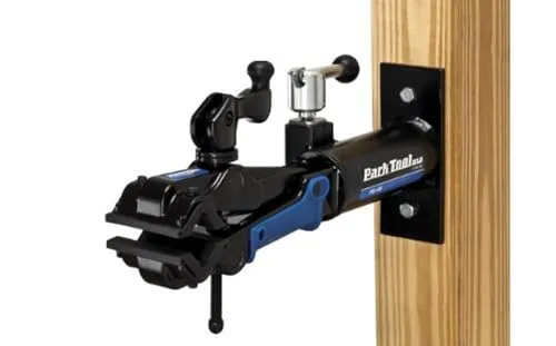 Park Tool PRS Fahrradständer – Werkstattqualität - Fahrrad-Montageständer zur Wandmontage mit robuster 100-3D-Klemme, ideal für präzise Reparaturen und Rahmenrohre bis 76 mm.