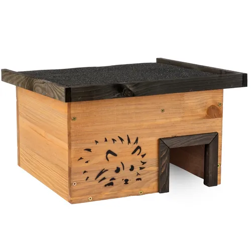 Holz Igelhaus Bausatz Igelhotel Igel Höhle Boden Futterhaus Garten Hütte Haus