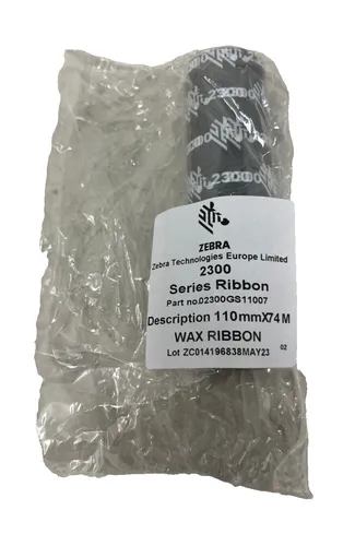 ZEBRA 02300GS11007 Wax Ribbon 2300 von Zebra