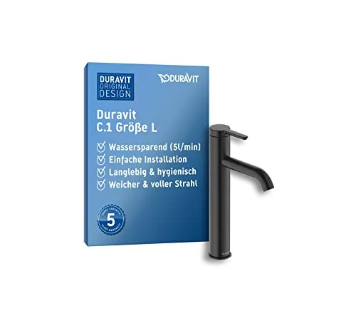 Duravit C.1 Waschtischarmatur Größe L von Duravit