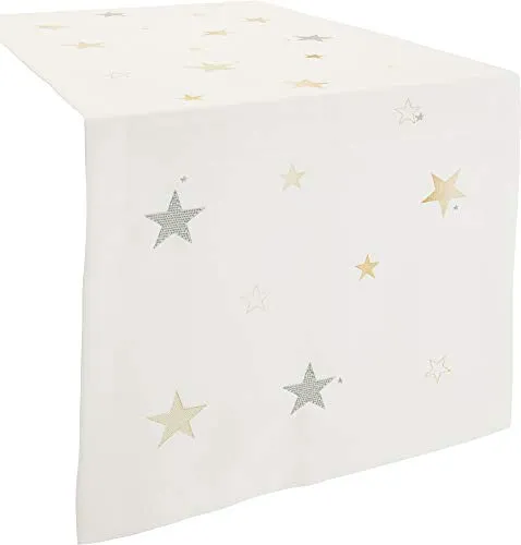 Erwin Müller Tischläufer Creme Größe 50x150 cm