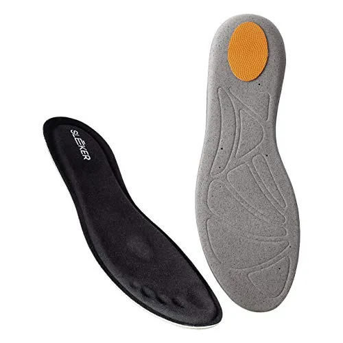 SLEEKER Memory Comfort - supersofte, leichte und strapazierfähige Einlegesohle mit idealer Fußpolsterung durch Memory-Support-Schaum, Größe 38