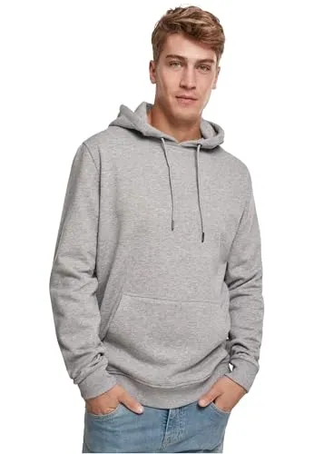 Urban Classics Herren Basic Sweat Hoody - Kapuzenpullover für Herren, gemütlicher Schnitt mit verstellbarer Kapuze und praktischer Kängurutasche für einen lässigen Look.