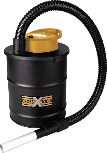 CrossTools CAS 600 CN 68523 Aschesauger 600W 12l - Aschesauger für Kamin und Grill, 12 l Kammer mit waschbarem Filter und Aluminium Saugrohr für eine gründliche und schnelle Reinigung von kalten Ascheresten.