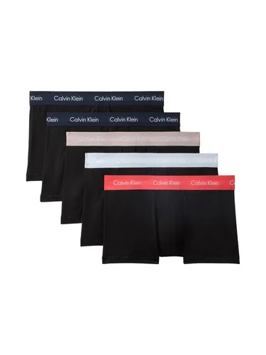 Calvin Klein Men Low Rise Trunk 5er Set in Braun - Hochwertiges 5er Set mit modernen Low Rise Trunks von Calvin Klein. Bequemer Sitz und stilvolles Design für den täglichen Komfort.