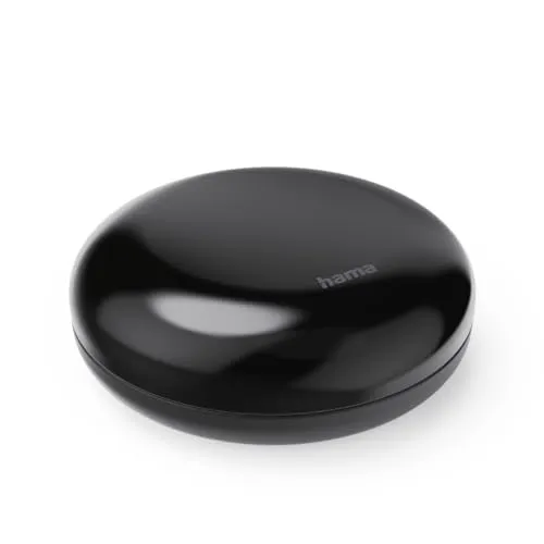 Hama Universalfernbedienung All in one (Infrarot Fernbedienung lernfähig, WLAN IR Fernbedienung, Smart Remote Fernbedienung, Smart Home IR-Sender, Smart IR-Fernbedienung, IR Hub, Ersatzfernbedienung)