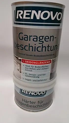 Produktbild Renovo 1 Kg Garagen-Boden-Beschichtung 2-komponentig RAL7030 steingrau Epoxidharz Garagenbeschichtung