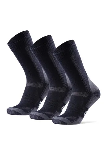 DANISH ENDURANCE Basicsocken Hiking Classic (3-Paar) - Sportsocken für Herren, Damen & Kinder, mit Anti-Blasen-Technologie für maximalen Komfort beim Wandern. Erhältlich in Größe 43-47 und in stilvollem Blau.