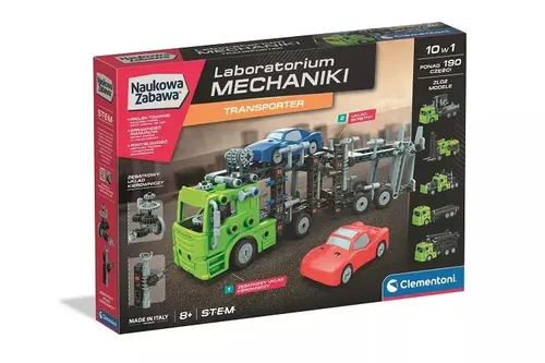 CLE Laboratorium mechaniki Transporter 50249 Clementoni 8005125502493