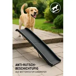 Klappbare Auto Hunderampe PRO Hundetreppe Einstiegshilfe Hunde Rampe Autorampe