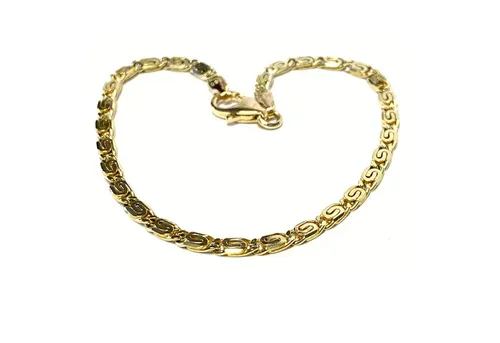Armband 585/- Gelbgold S-Panzerkette