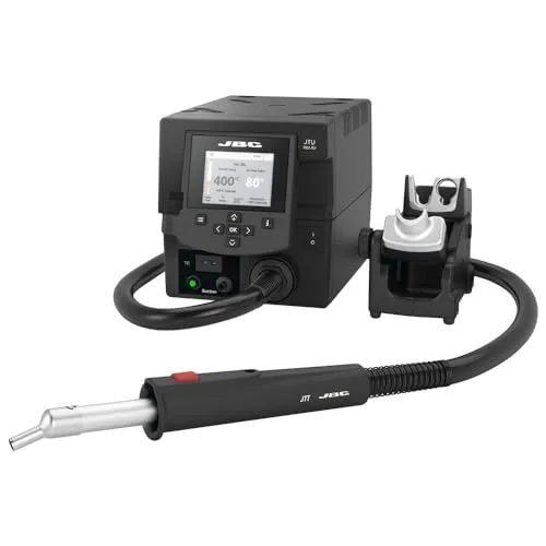 JBC Hochleistungs-Heißluftstation JTSE, 2QB - Lötgeräte mit programmierbarer Heißluftpumpe für schnelles und sicheres Entlöten, ideal für präzise Reparaturen.