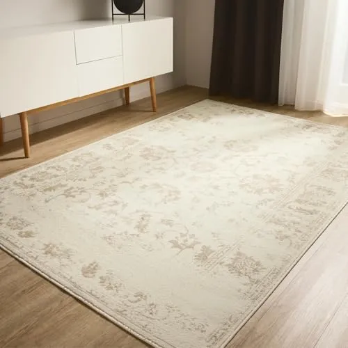 benuta Teppich Suki, rechteckig - Teppich im Ethno-Style, pflegeleichte Kunstfaser, ideal für stark beanspruchte Wohnbereiche, Maße: 60 x 120 cm, Höhe 6 mm.