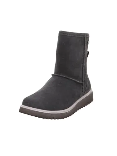 Superfit Damen Lora Gore-tex Schneestiefel, Grau 37 EU - Wanderschuhe mit leichter, rutschfester PU-Sohle und Dämpfung für optimalen Komfort bei winterlichen Outdoor-Aktivitäten.