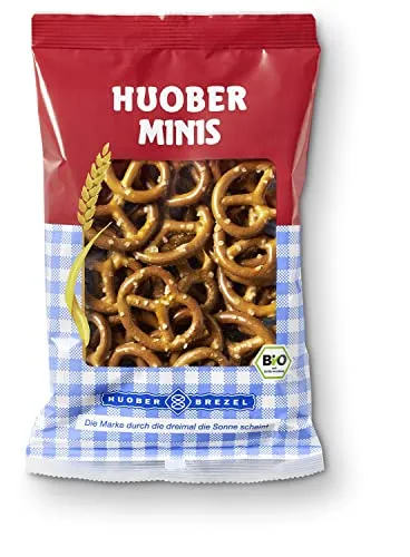 Huober Minis, Bio Mini Brezeln, 20 Packungen x 40g von Huober