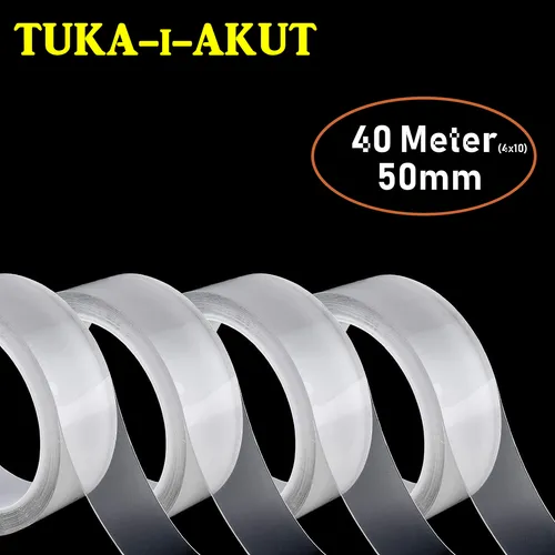 40M x 50mm Dichtungsband Selbstklebend Acryl Abdichtband Wand Bad Küche TKD5040