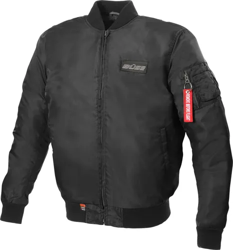 Büse Kingman Herren Motorrad Jacke 52 - Textiljacke in Schwarz mit herausnehmbaren Protektoren für Schulter und Ellbogen, ideal für Cruiser-Fahrer und optimalen Schutz auf der Straße.