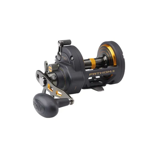 PENN Fathom II Star Drag Reel SD 40 - Robuste Angelrolle für Profis - Angelrollen, Voll-Metall-Gehäuse und salzwasserfeste Konstruktion für hohe Langlebigkeit, ideal für anspruchsvolle Angler.