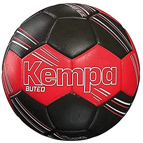Kempa Buteo Fußballbälle rot/schwarz 3