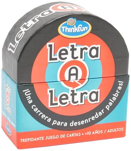 ThinkFun - Buchstabe für Buchstabe | Brettspiele für Kinder ab 10 Jahren | Brettspiel ab 10 Jahren von 2 bis 5 Spielern | Geschenk für Jungen und Mädchen | Kartenspiele für Kinder in Spanisch