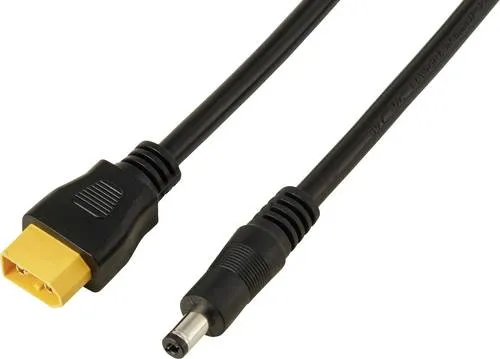 TRU COMPONENTS DC-Stecker 2,1/5,5mm auf XT60-Kabel 0,5m TC-13619288 Schwarz Inhalt: 1St.
