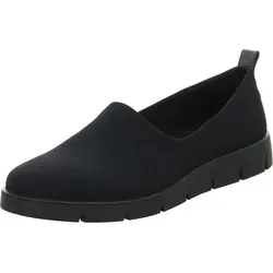 ECCO Damen Bella Sneaker - Schwarz, 37 EU - Damen-Sneaker mit superflexiblem, atmungsaktivem Textilobermaterial und Lederdetails, ideal für höchsten Komfort und ein angenehmes Schuhklima dank der herausnehmbaren Einlegesohle.