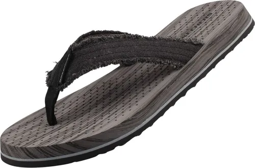 Skechers Tantric - Fritz 205098-BLK Herren Pantolette - Stylischer Zehentrenner mit gepolstertem Komfort-Fußbett, ideal für Sonne, Strand und Urlaub. Leichte Synthetiksohle sorgt für Flexibilität.