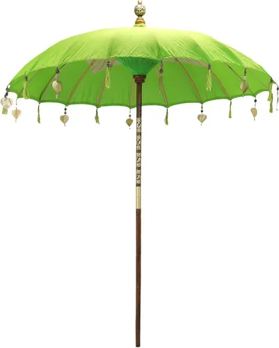 Oriental Galerie Bali Sonnenschirm in grün von Oriental Galerie