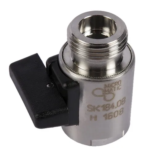 Bierabsperrhahn für Kegverschlüsse zum aufsetzen auf den Keg mt 5/8