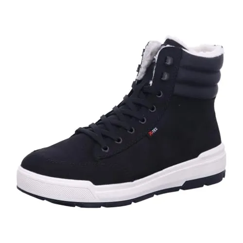 Rieker U0070 schwarz Gr. 45 - Wanderschuhe mit RiekerTEX-Technologie für optimalen Nässe- und Kälteschutz, atmungsaktiv und mit profilierter Laufsohle für besten Komfort.