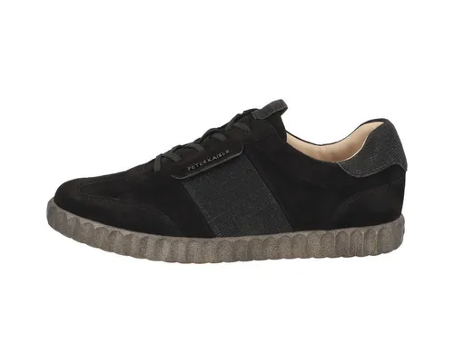 Peter Kaiser 73340 019 Sneaker Schwarz für Damen - Sportliche Damen Sneaker in Schwarz, aus hochwertigem Veloursleder/Textil mit herausnehmbarer Ledersohle und 2 cm Absatzhöhe – ideal für jeden Tag!