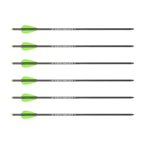 6er Pack Skylon Drakon 13 Zoll Carbonbolzen mit Fletchen