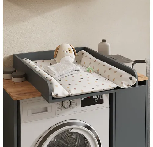 Vicco Wickelaufsatz Viktor, Anthrazit, 60 x 74.5 cm