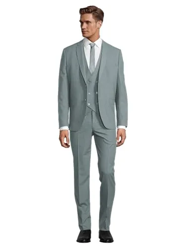 SteffenKlein Anzug Slim-Fit (3-tlg) grau 106 in grün von Steffen Klein