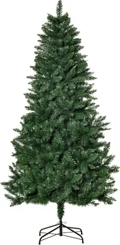 Künstlicher Weihnachtsbaum 180 cm Kieferbaum künstlich mit 724 Zweigen Metallständer für drinnen