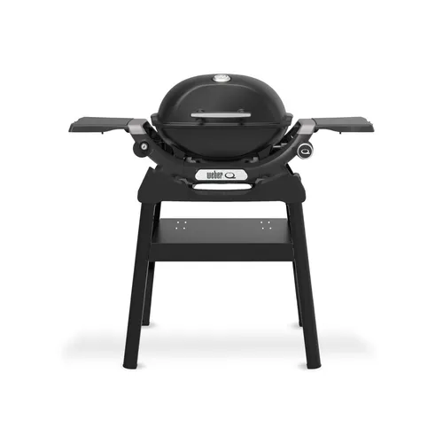 Weber Gasgrill Q1200N mit Stand, schwarz - Grills – Kompakter Gasgrill mit 2,94 kW Leistung, ideal für Grillabende auf Balkon oder Terrasse.