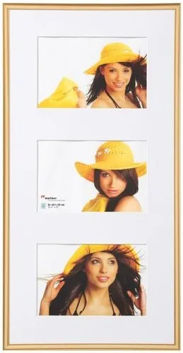 WALTHER Galerierahmen New Lifestyle3x13x18 Kunststoff Galerie gold KV338G