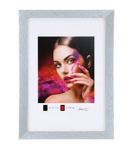 IDEAL TREND Bilderrahmen Holz Bilderrahmen Lifestyle Plexi Foto Rahmen Collage Wanddeko Poster