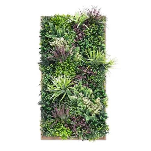Kunstpflanze Künstliche Pflanzenwand Urban Jungle von JELLE & JACOB - Kunstpflanzen für Indoor & Outdoor, pflegeleicht und langlebig, schafft eine entspannende Atmosphäre und fördert die Konzentration im Büro oder Home-Office.
