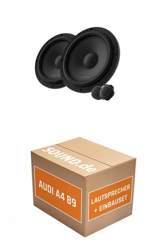 JUST SOUND best choice for caraudio Lautsprecher Boxen Einbauset Harman Kardon FLOW 601CFS Audi A4 B9 Auto-Lautsprecher (120 W, 16 cm)