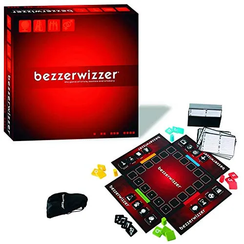 Mattel Bezzerwizzer - Brettspiel - Gesellschaftsspiel für 2 oder mehr Spieler, ideal für Fantasy- und Strategie-Fans, fördert Wissen und Teamgeist.